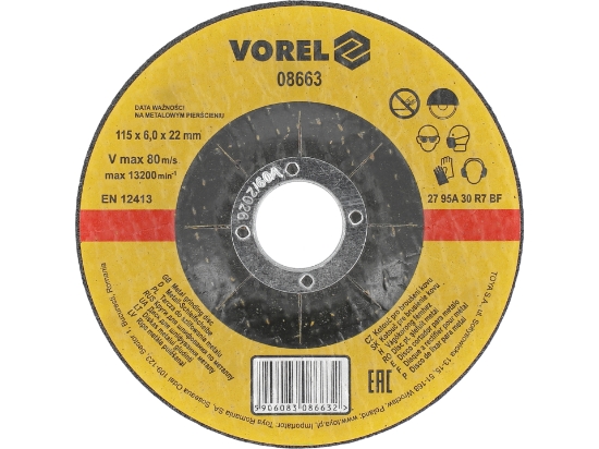 Imagine DISC ABRAZIV  DEBITAT METALE 115X6X22