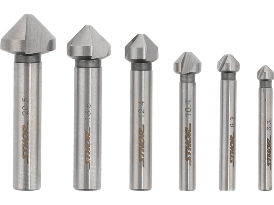Imagine SET FREZE PENTRU METAL 6.3-20.5MM 6BUC.