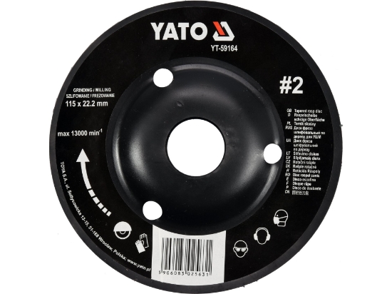 Imagine DISC RASPEL LEMN,DEPRESAT115X22.2 MM NR2