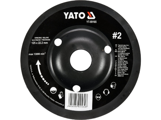 Imagine DISC RASPEL LEMN,DEPRESAT,125X22.2MM,NR2