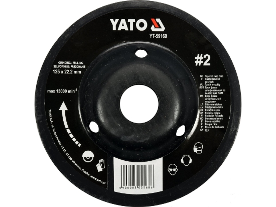 Imagine DISC RASPEL LEMN,DEPRESAT,125X22.2MM,NR2