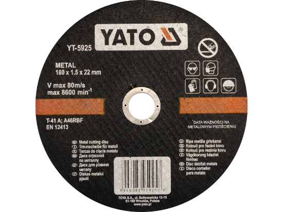 Imagine DISC DEBITAT METALE 180X1.5X22MM