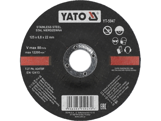 Imagine DISC PT. ŞLEFUIT METAL 125X6.8X22MM