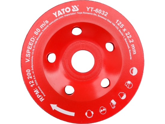 Imagine DISC CUPĂ DIAMANTAT PT ȘLEFUIT 125X22MM