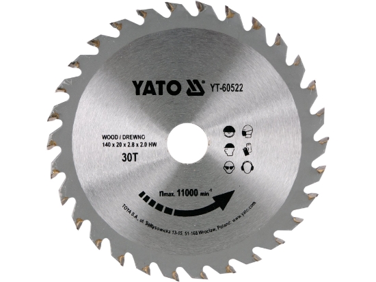 Imagine DISC CIRCULAR PT LEMN TCT, 140X30TX20MM