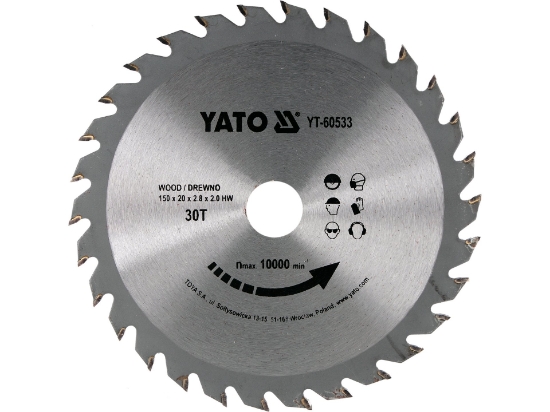 Imagine DISC CIRCULAR PT LEMN TCT, 150X30TX20MM