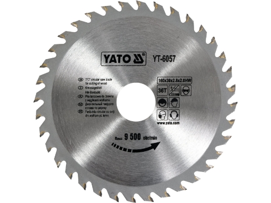 Imagine DISC CIRCULAR PT LEMN TCT, 160X36TX30MM