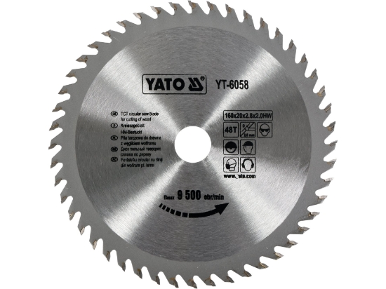 Imagine DISC CIRCULAR PT LEMN TCT, 160X48TX20MM