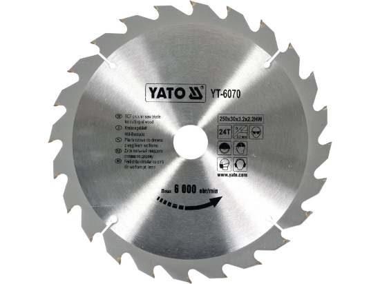 Imagine DISC CIRCULAR PT LEMN TCT, 250X24TX30MM