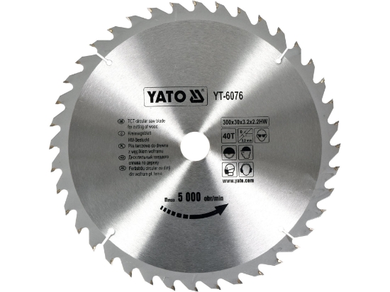Imagine DISC CIRCULAR PT LEMN TCT, 300X40TX30MM