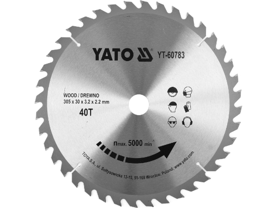 Imagine DISC CIRCULAR PT LEMN TCT, 305X40TX30MM