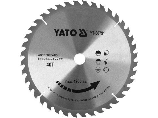 Imagine DISC CIRCULAR PT LEMN TCT, 315X40TX30MM