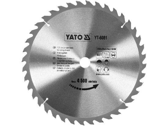 Imagine DISC CIRCULAR PT LEMN TCT, 350X40TX30MM