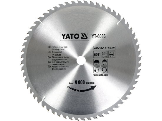 Imagine DISC CIRCULAR PT LEMN TCT, 400X60TX30MM