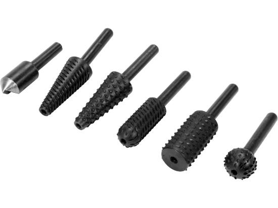 Imagine SET FREZE METAL SI LEMN, 6-15MM, 6PCS