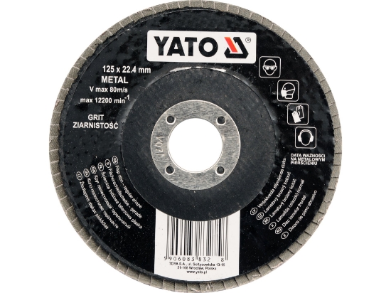 Imagine DISC LAMELAR FRONTAL 125MM P80