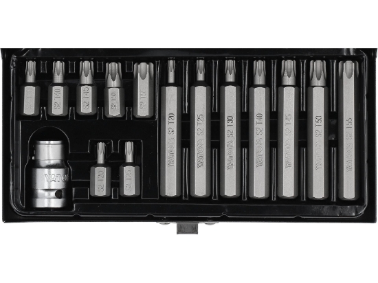 Imagine SET BITI TORX 15 PIESE T20-T55