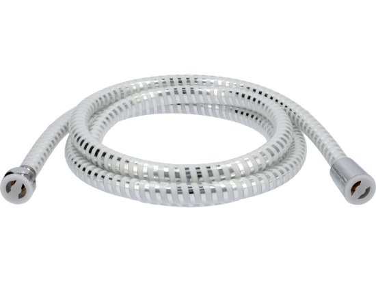 Imagine FURTUN DUŞ 2.0M PVC CHROME-ALB
