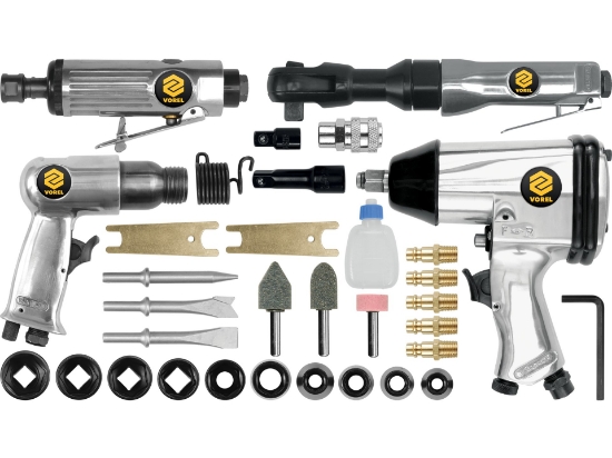 Imagine SET UNELTE PNEUMATICE + ACCESORII
