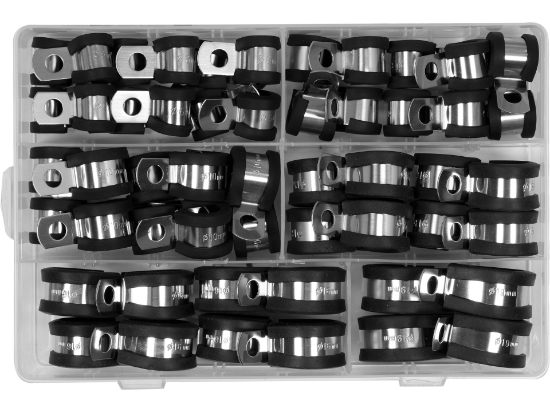 Imagine SET CLEME OȚEL INOXIDABIL+CAUCIUC 54 BUC