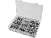 Imagine SET CLEME METALICE CU URECHE, 180 BUC