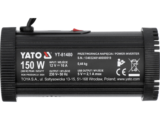 Imagine INVERTOR TENSIUNE 12V/230V 150W