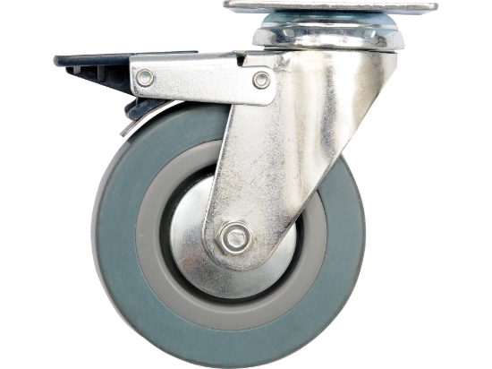 Imagine ROATA CARUCIOR MOBILA CU FRINA 125 MM