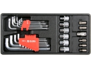 Imagine INSERTIE DULAP SCULE 31 PIESE HEX TORX