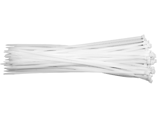 Imagine COLIERE DIN PLASTIC 550X9,0, 50 BUC ALB