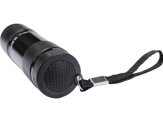 Imagine LANTERNA CU LED, 9 LED, NEGRU