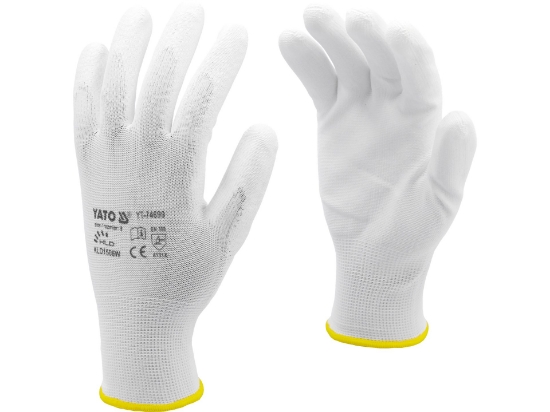Imagine MĂNUŞI DE PROTECTIE,NYLON ALB, MARIMEA 9