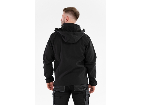 Imagine JACHETA SOFTSHELL CU GLUGA OBSIDIAN, L