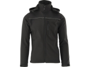 Imagine JACHETA SOFTSHELL CU GLUGA OBSIDIAN, L