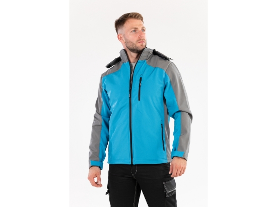 Imagine JACHETA SOFTSHELL CU GLUGA STRATUS, L