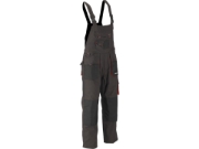 Imagine PANTALONI LUCRU CU PIEPTAR, BASALT, 2XL