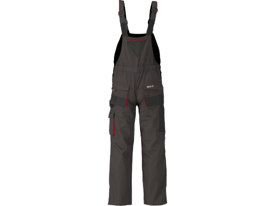 Imagine PANTALONI LUCRU CU PIEPTAR, BASALT, 2XL
