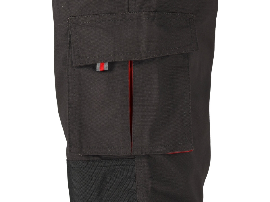 Imagine PANTALONI LUCRU CU PIEPTAR, BASALT, 2XL