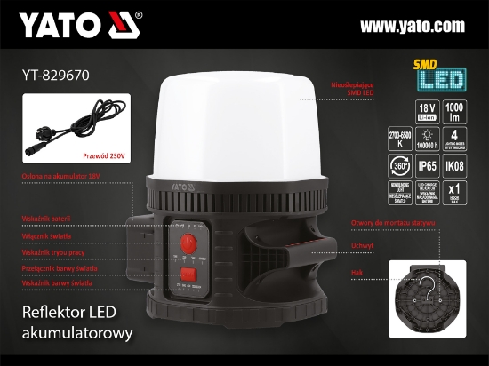Imagine REFLECTOR 18V 10000LM 360° IK08