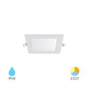 Imagine SPOT LED PATRAT ST 3W 220LM 3IN1 D:70x70MM IP40 ALB