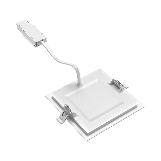 Imagine SPOT LED PATRAT ST 3W 220LM 3IN1 D:70x70MM IP40 ALB