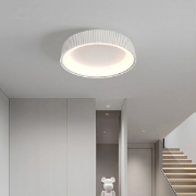 Imagine Lumină de tavan metal-acrilic rotund LED 30W 2262Lm 3000K ∅460X110mm alb Arte Illumina Hallo