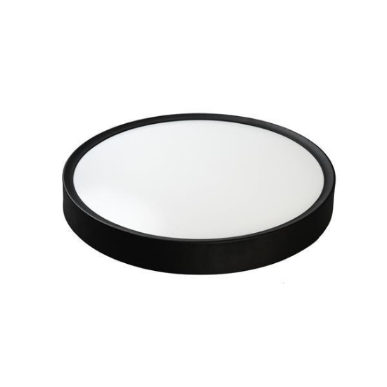 Imagine Lumină de plafon metal-MS-ABS LED 36W 2500Lm 3CCT(3000-4000-6000K) 480X65mm Negru Arte Illumina Moonlight