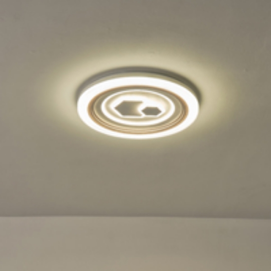 Imagine Lumină de tavan metal-plastic LED 60W 5220Lm 3CCT(3000-4000-6500K) 490X50mm alb Arte Illumina Motivo