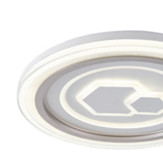 Imagine Lumină de tavan metal-plastic LED 60W 5220Lm 3CCT(3000-4000-6500K) 490X50mm alb Arte Illumina Motivo