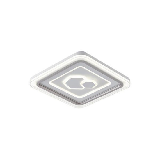 Imagine Lumină de tavan metal-plastic LED 60W 4680Lm 3CCT (3000-4000-6000K) Ø490X50mm alb Arte Illumina Motivo