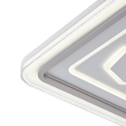 Imagine Lumină de tavan metal-plastic LED 60W 4680Lm 3CCT (3000-4000-6000K) Ø490X50mm alb Arte Illumina Motivo