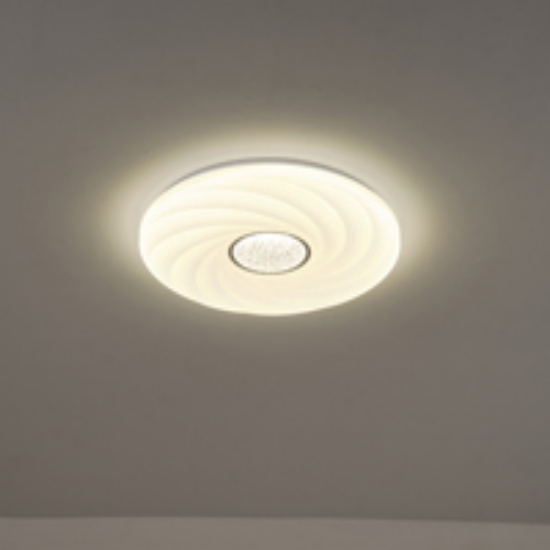 Imagine Lumină de plafon metal-plastic LED 60W 5580Lm 3CCT (3000-4000-6500K) 480X75mm Alb Arte Illumina Triano