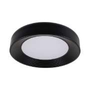 Imagine Lumină de plafon metal-acrilic LED 40W 3042Lm 3000K Ø500X100mm neagră Arte Illumina Upon