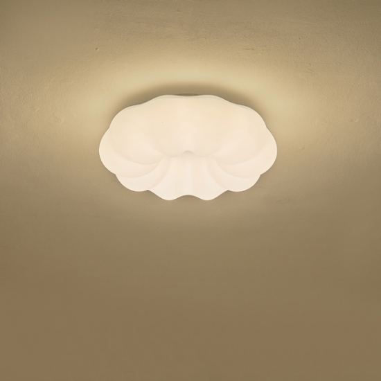 Imagine Lumină de plafon metal-plastic LED 24W 2000Lm 3000K Ø430X160mm alb ARTE ILLUMINA NEFOS