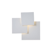 Imagine Lumină de plafon metalică LED 16W 1400Lm 3000K 440X435mm albă Arte Illumina Thalia